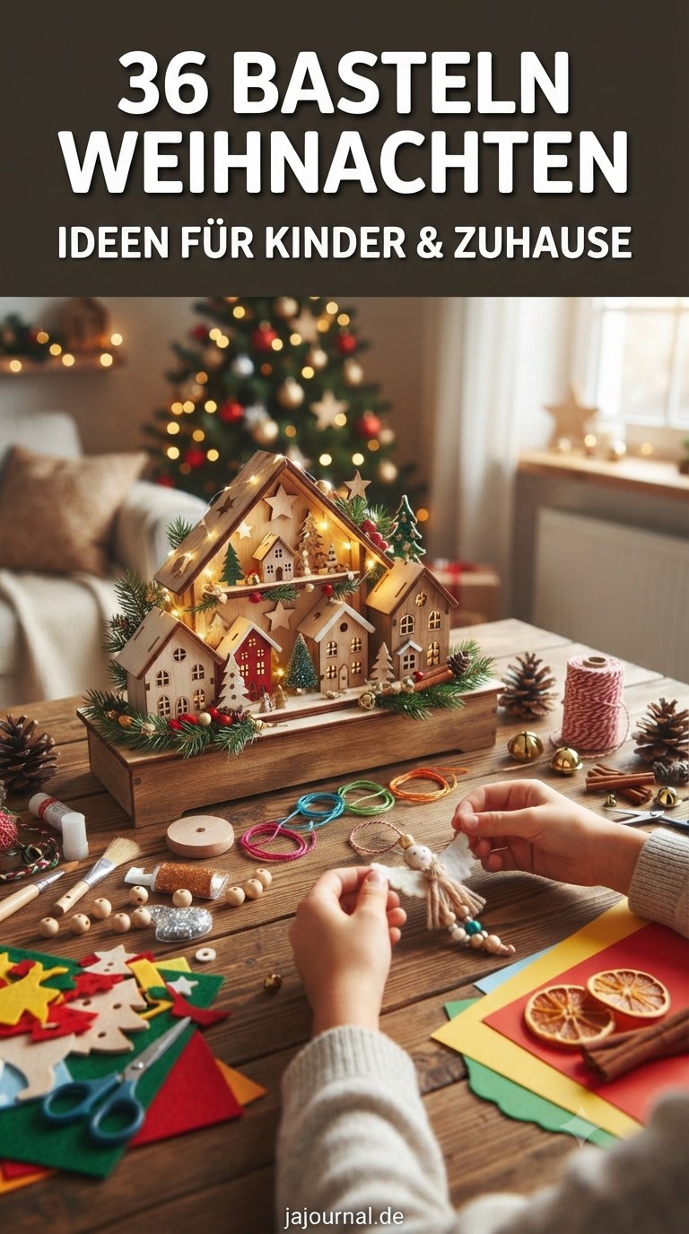 36 Basteln Weihnachten - Ideen Für Kinder & Zuhause