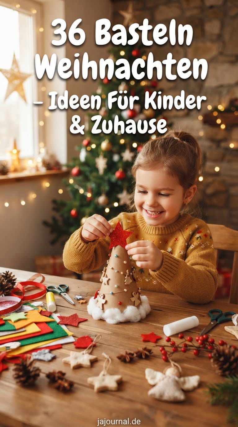 36 Basteln Weihnachten - Ideen Für Kinder & Zuhause