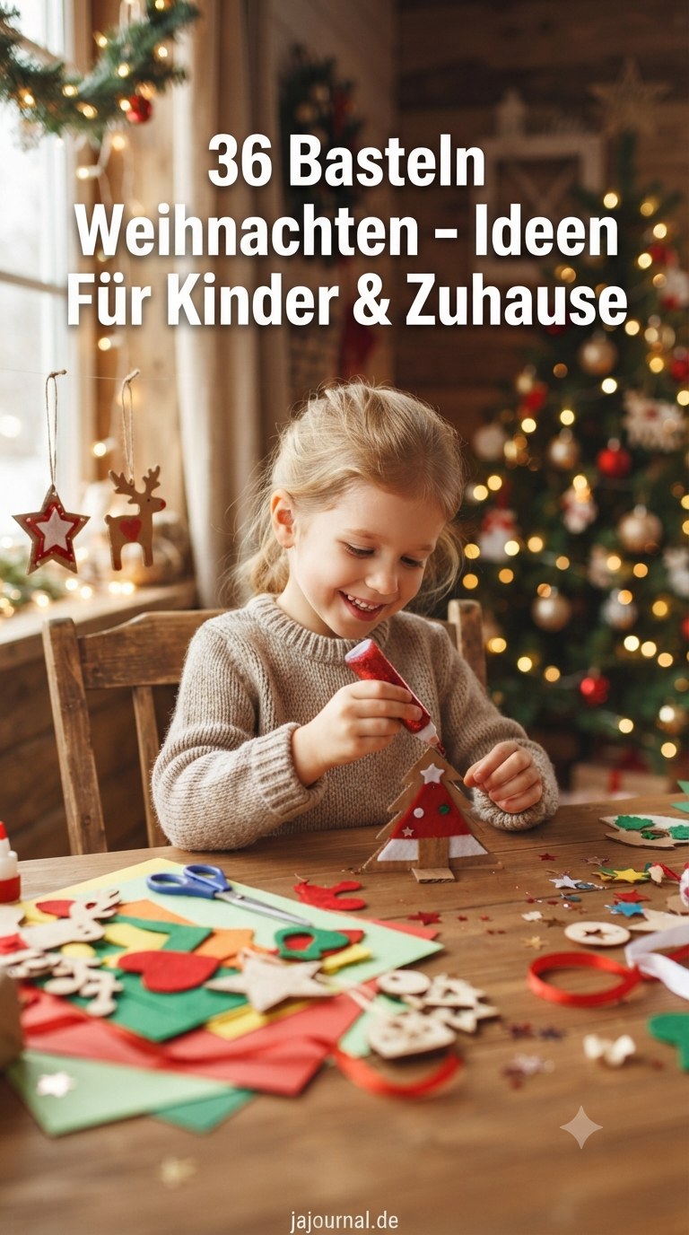 36 Basteln Weihnachten - Ideen Für Kinder & Zuhause
