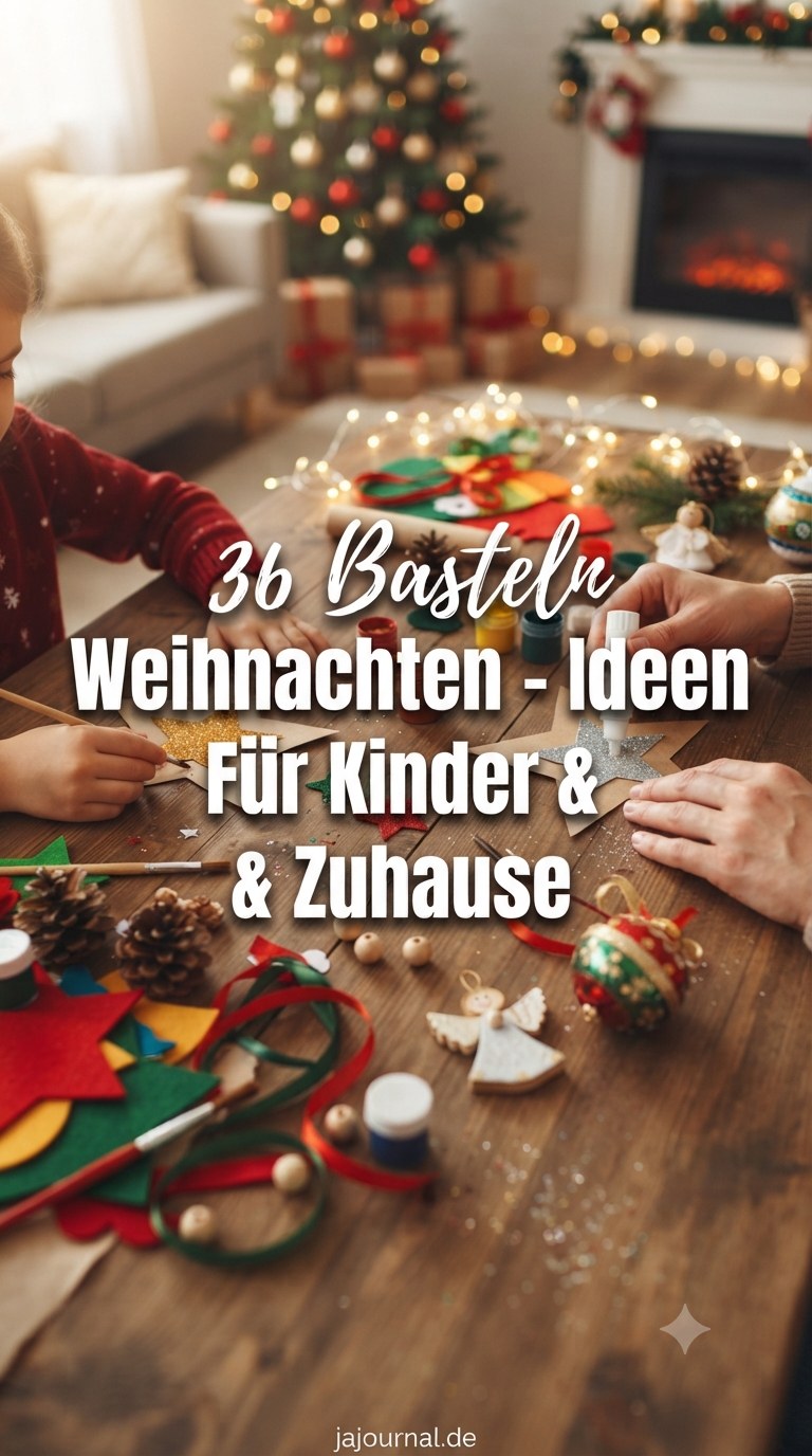 36 Basteln Weihnachten - Ideen Für Kinder & Zuhause