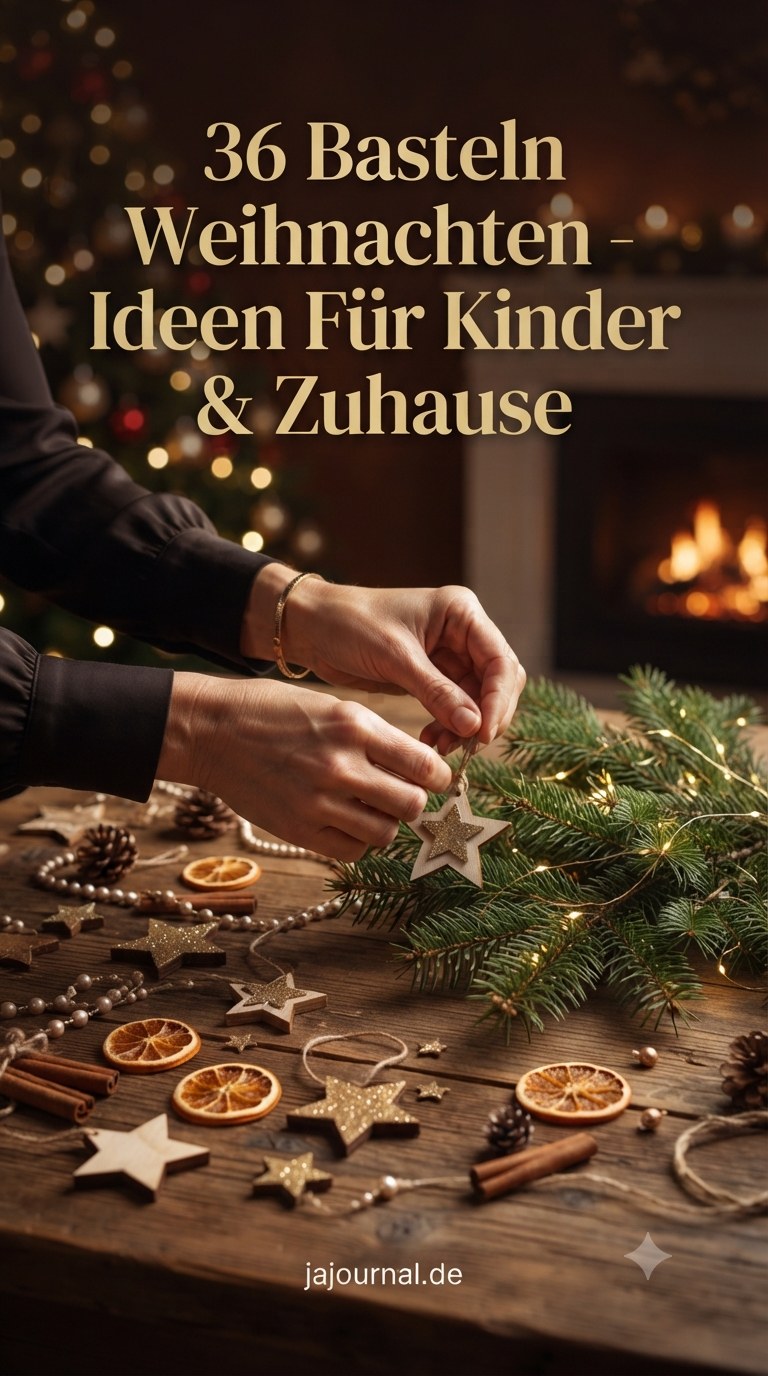 36 Basteln Weihnachten - Ideen Für Kinder & Zuhause