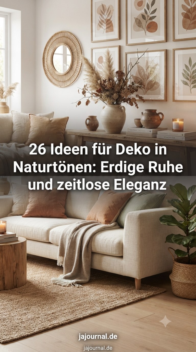 26 Ideen für Deko in Naturtönen: Erdige Ruhe und zeitlose Eleganz