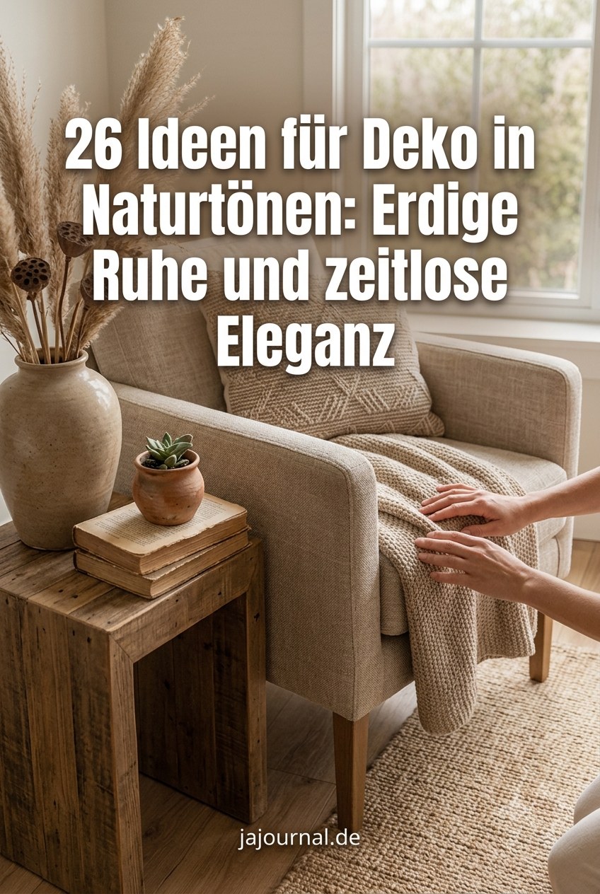 26 Ideen für Deko in Naturtönen: Erdige Ruhe und zeitlose Eleganz