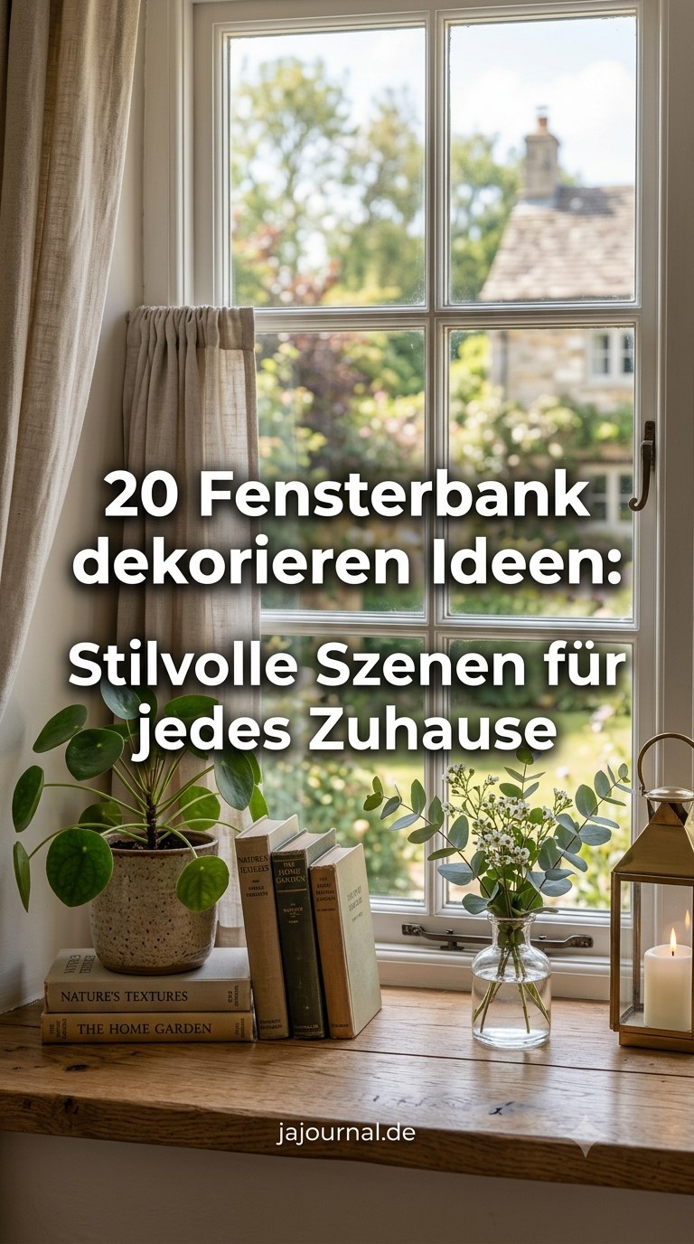 20 Fensterbank dekorieren Ideen: Stilvolle Szenen für jedes Zuhause
