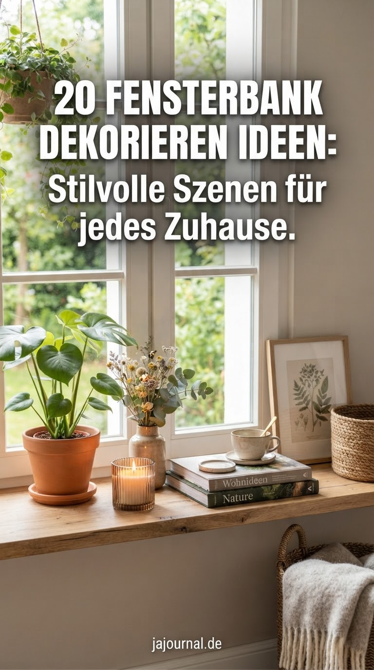 20 Fensterbank dekorieren Ideen: Stilvolle Szenen für jedes Zuhause