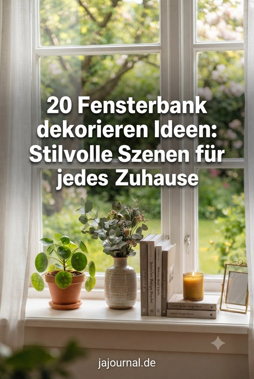 20 Fensterbank dekorieren Ideen: Stilvolle Szenen für jedes Zuhause