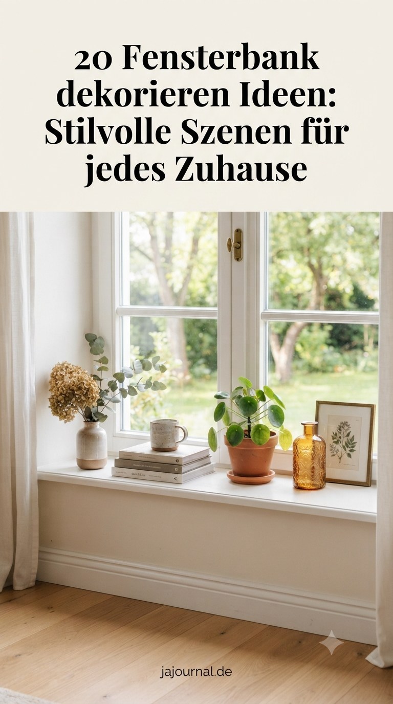20 Fensterbank dekorieren Ideen: Stilvolle Szenen für jedes Zuhause