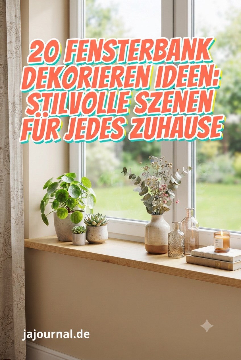 20 Fensterbank dekorieren Ideen: Stilvolle Szenen für jedes Zuhause