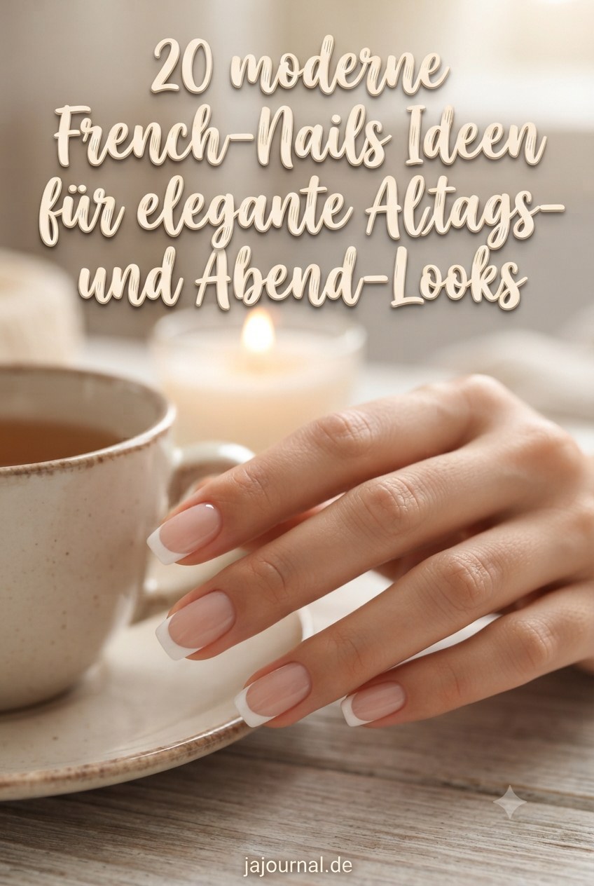 20 moderne French-Nails Ideen für elegante Alltags- und Abend-Looks