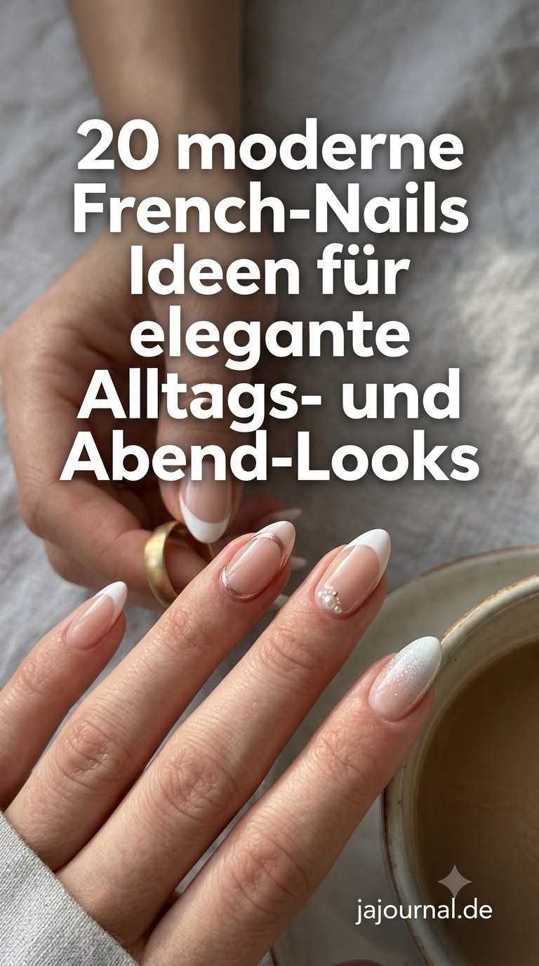 20 moderne French-Nails Ideen für elegante Alltags- und Abend-Looks