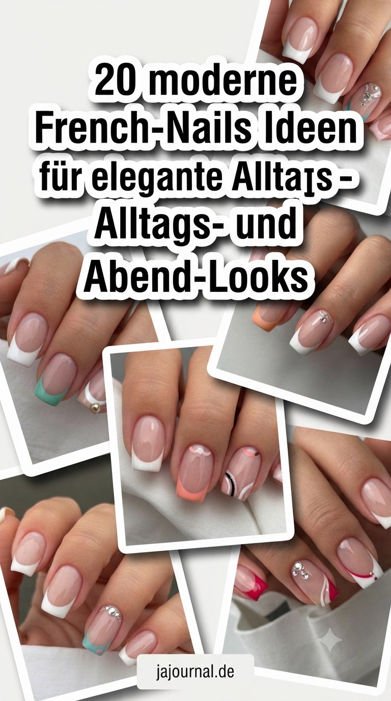 20 moderne French-Nails Ideen für elegante Alltags- und Abend-Looks