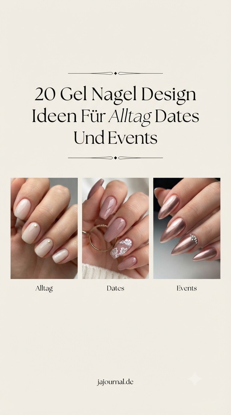20 Gel Nagel Design Ideen Für Alltag Dates Und Events