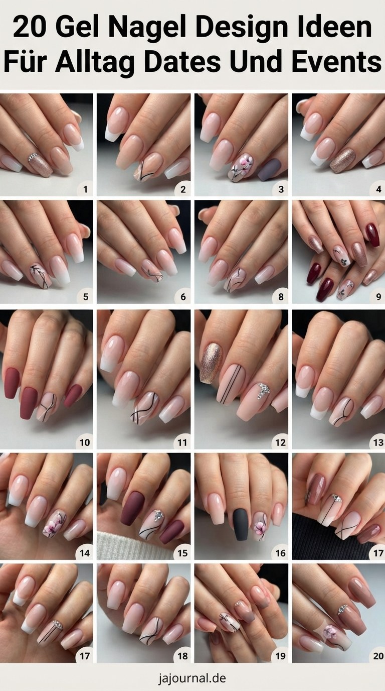20 Gel Nagel Design Ideen Für Alltag Dates Und Events