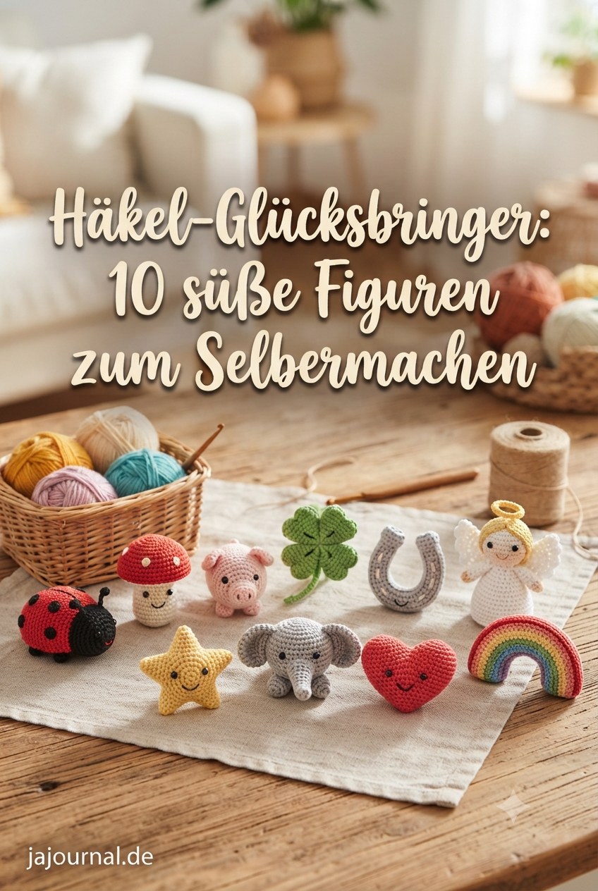 Häkel-Glücksbringer: 10 süße Figuren zum Selbermachen