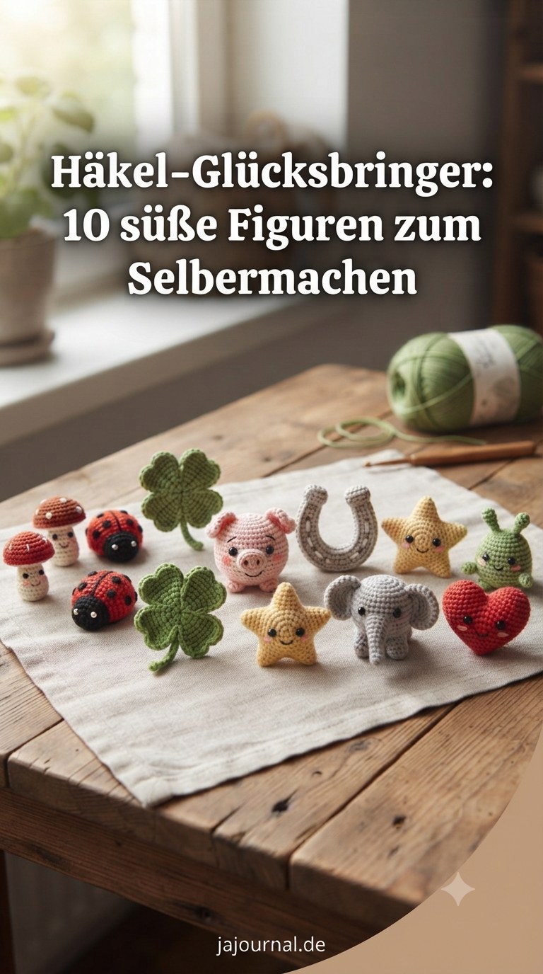 Häkel-Glücksbringer: 10 süße Figuren zum Selbermachen