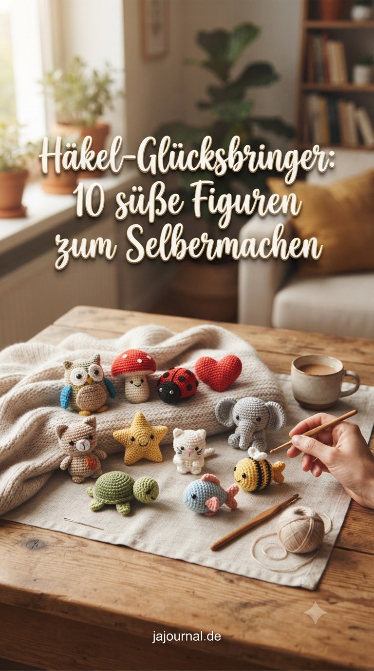 Häkel-Glücksbringer: 10 süße Figuren zum Selbermachen