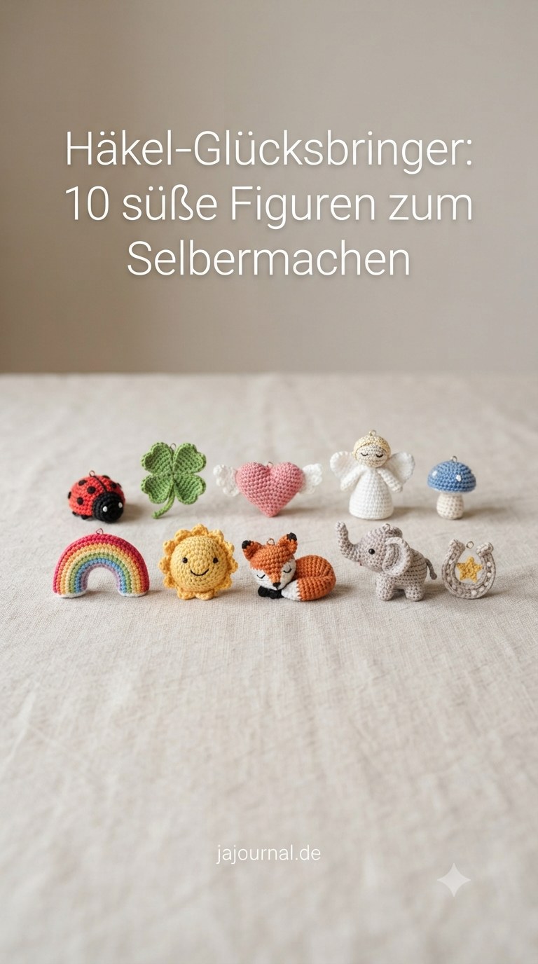 Häkel-Glücksbringer: 10 süße Figuren zum Selbermachen