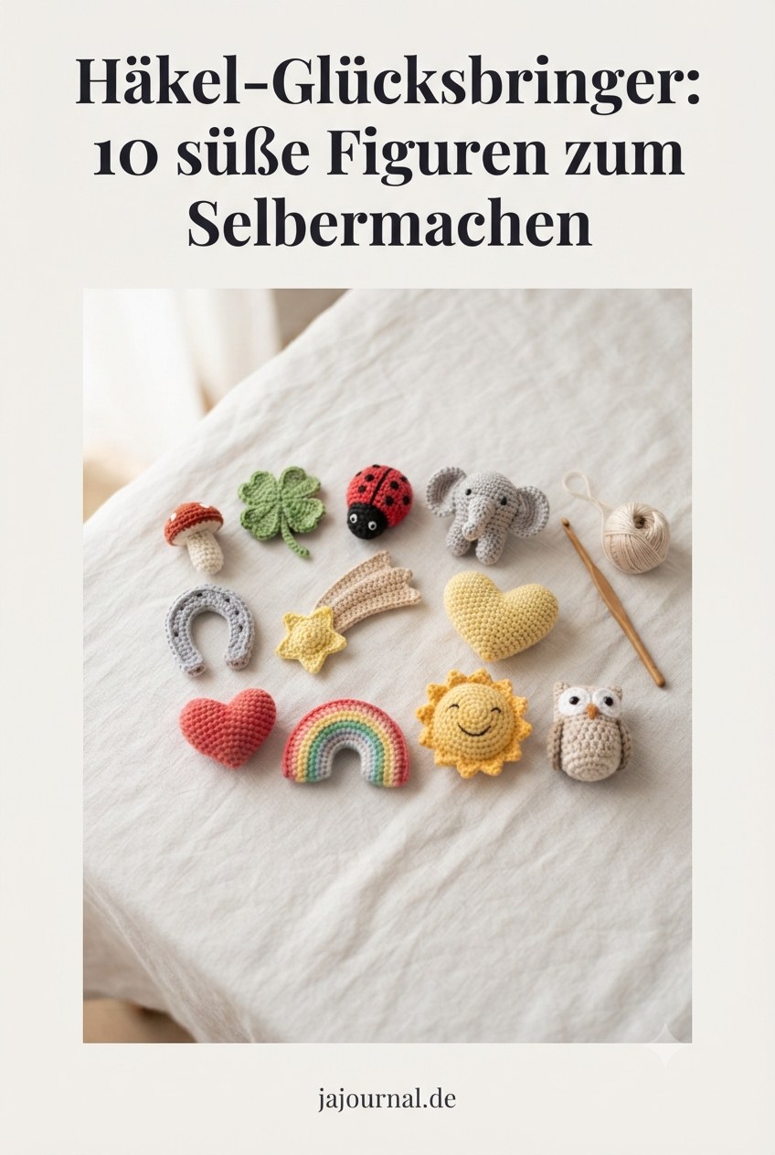 Häkel-Glücksbringer: 10 süße Figuren zum Selbermachen
