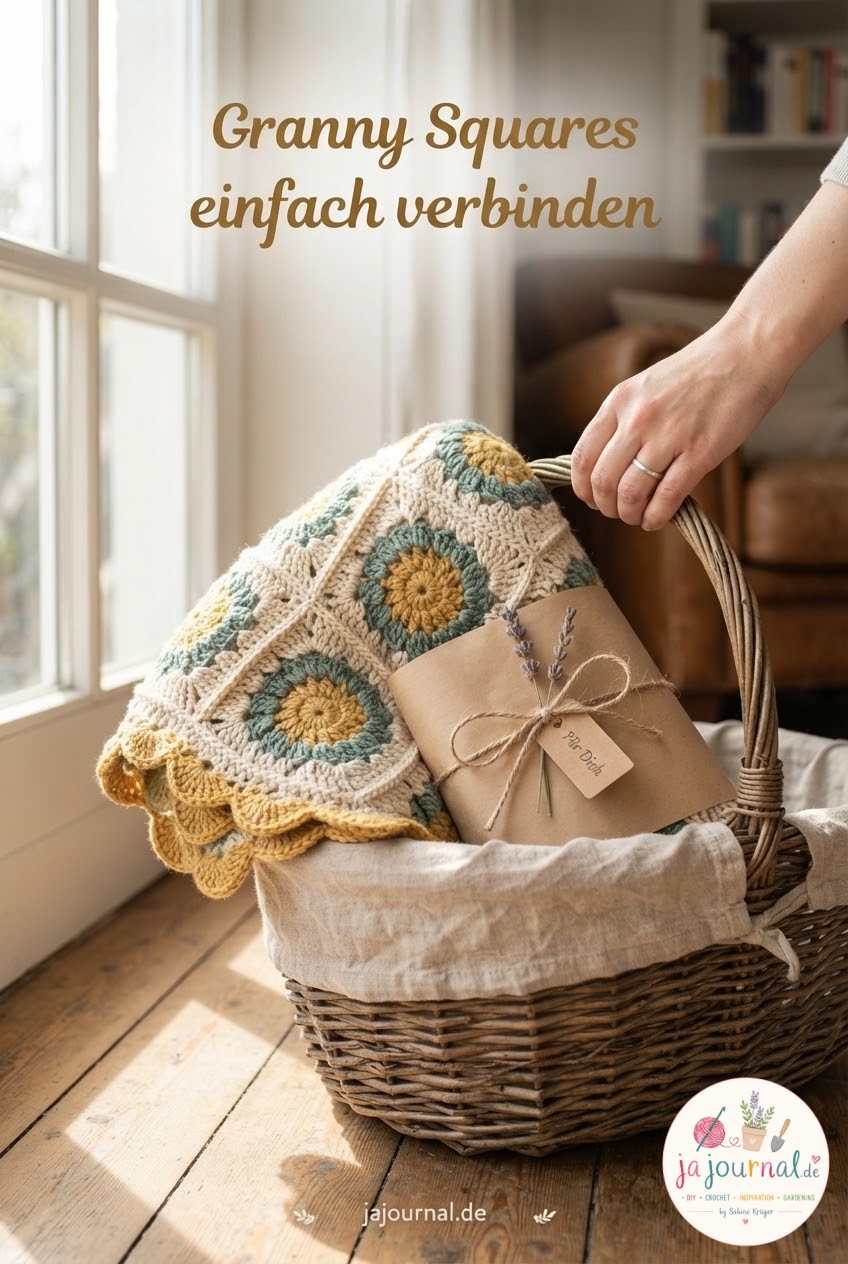 Granny Squares einfach verbinden