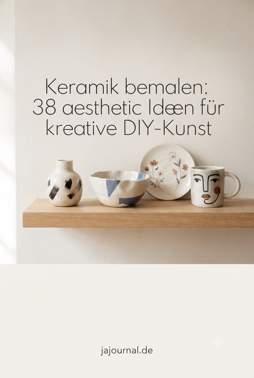 Keramik bemalen: 38 aesthetic Ideen für kreative DIY-Kunst