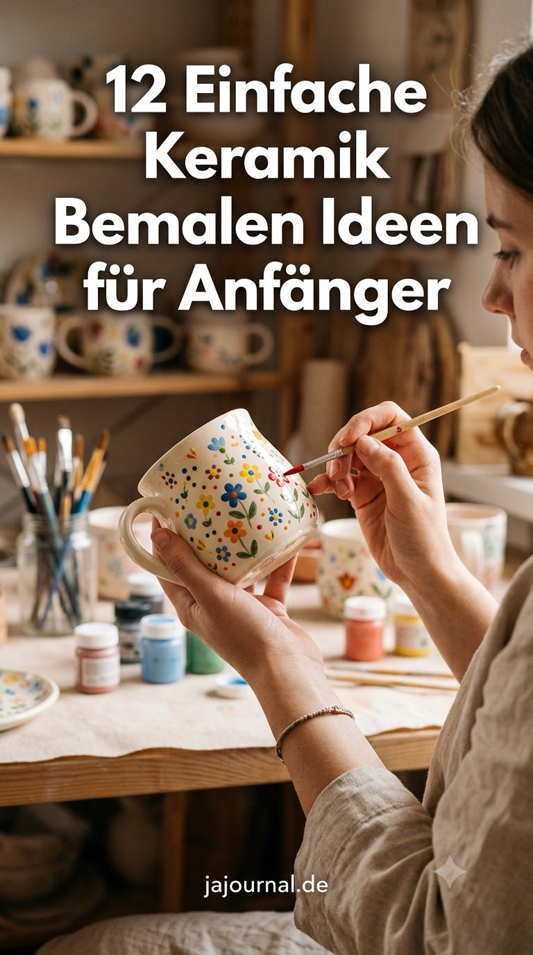 12 Einfache Keramik Bemalen Ideen für Anfänger