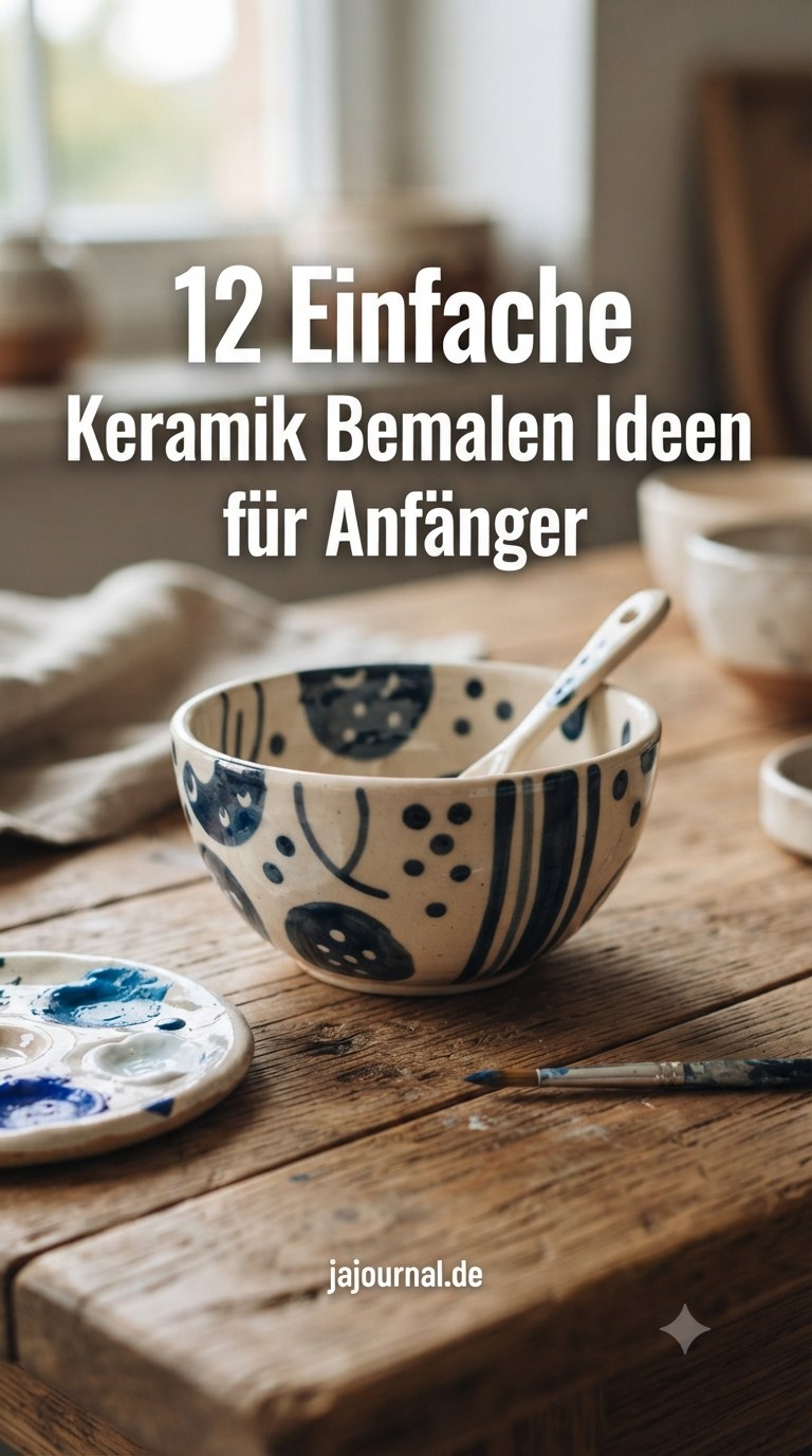 12 Einfache Keramik Bemalen Ideen für Anfänger