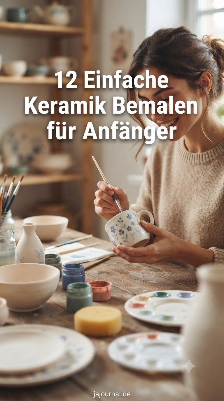 12 Einfache Keramik Bemalen Ideen für Anfänger