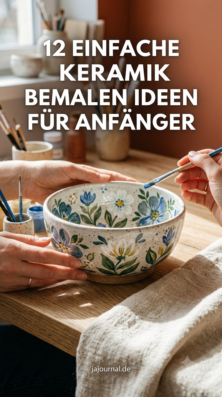 12 Einfache Keramik Bemalen Ideen für Anfänger