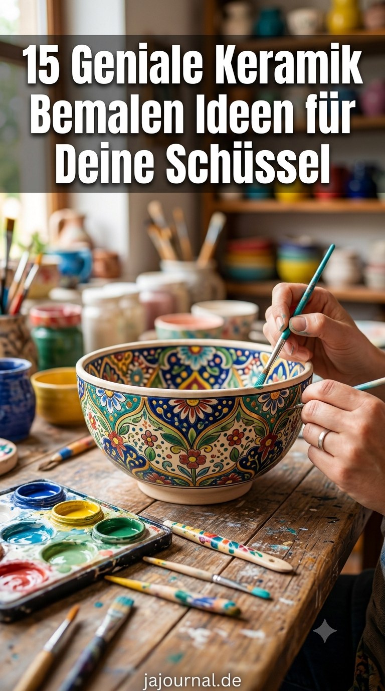15 Geniale Keramik Bemalen Ideen für Deine Schüssel