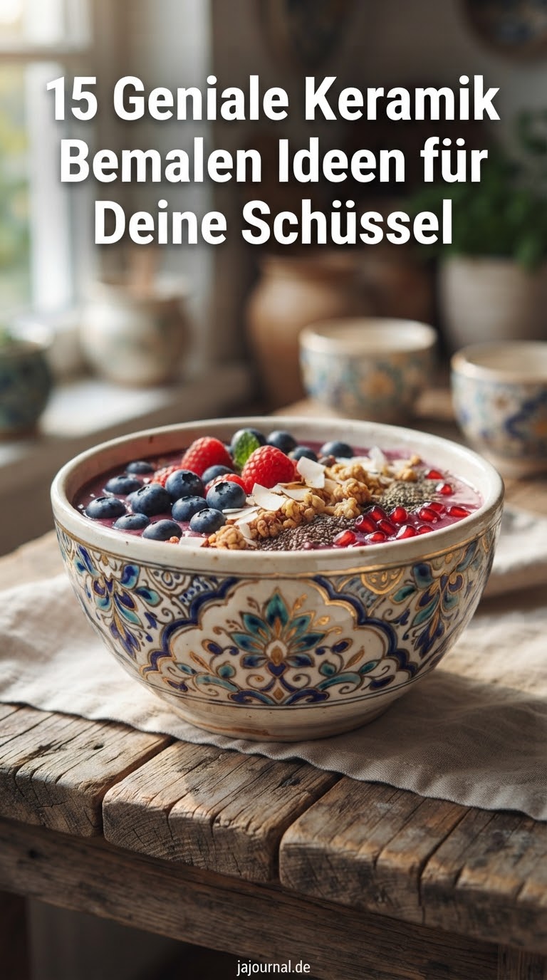 15 Geniale Keramik Bemalen Ideen für Deine Schüssel