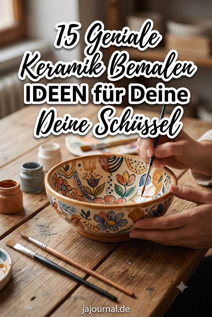 15 Geniale Keramik Bemalen Ideen für Deine Schüssel