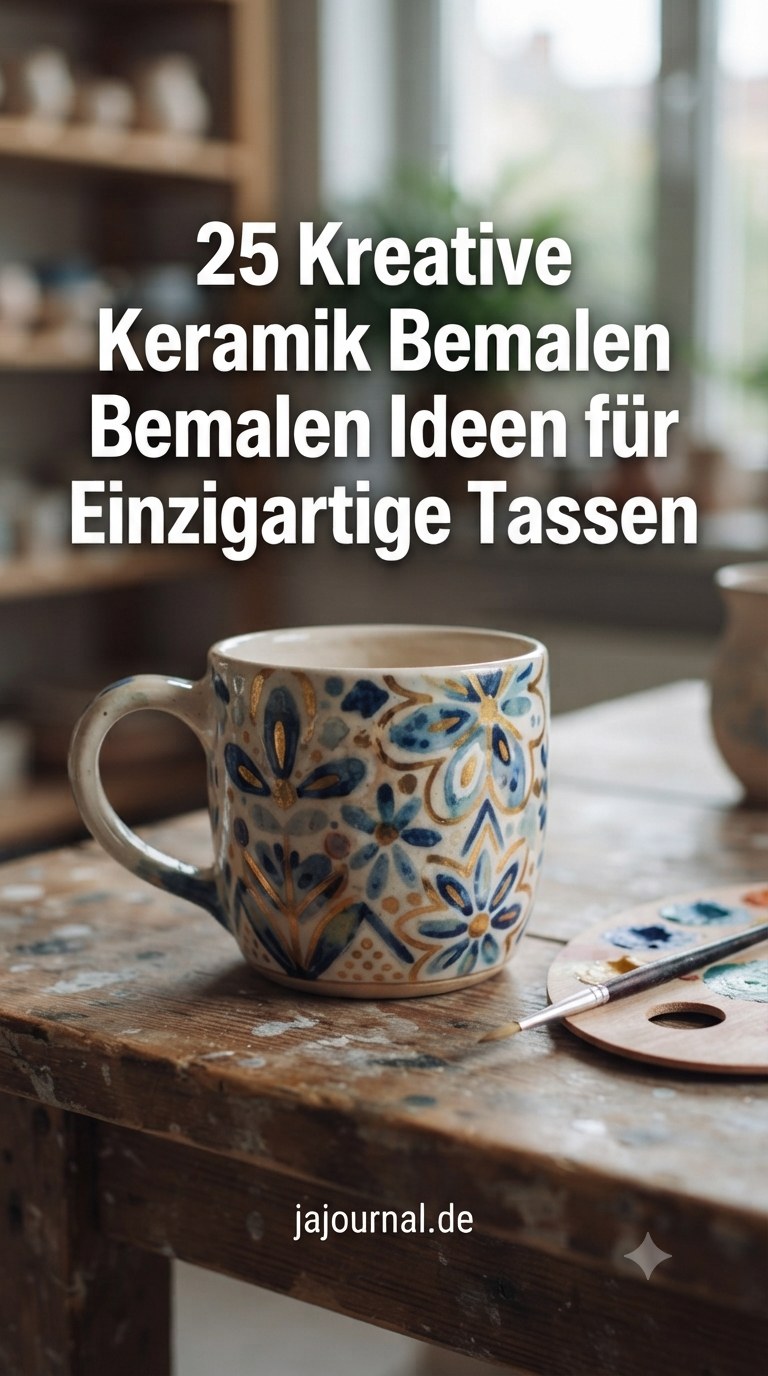25 Kreative Keramik Bemalen Ideen für Einzigartige Tassen