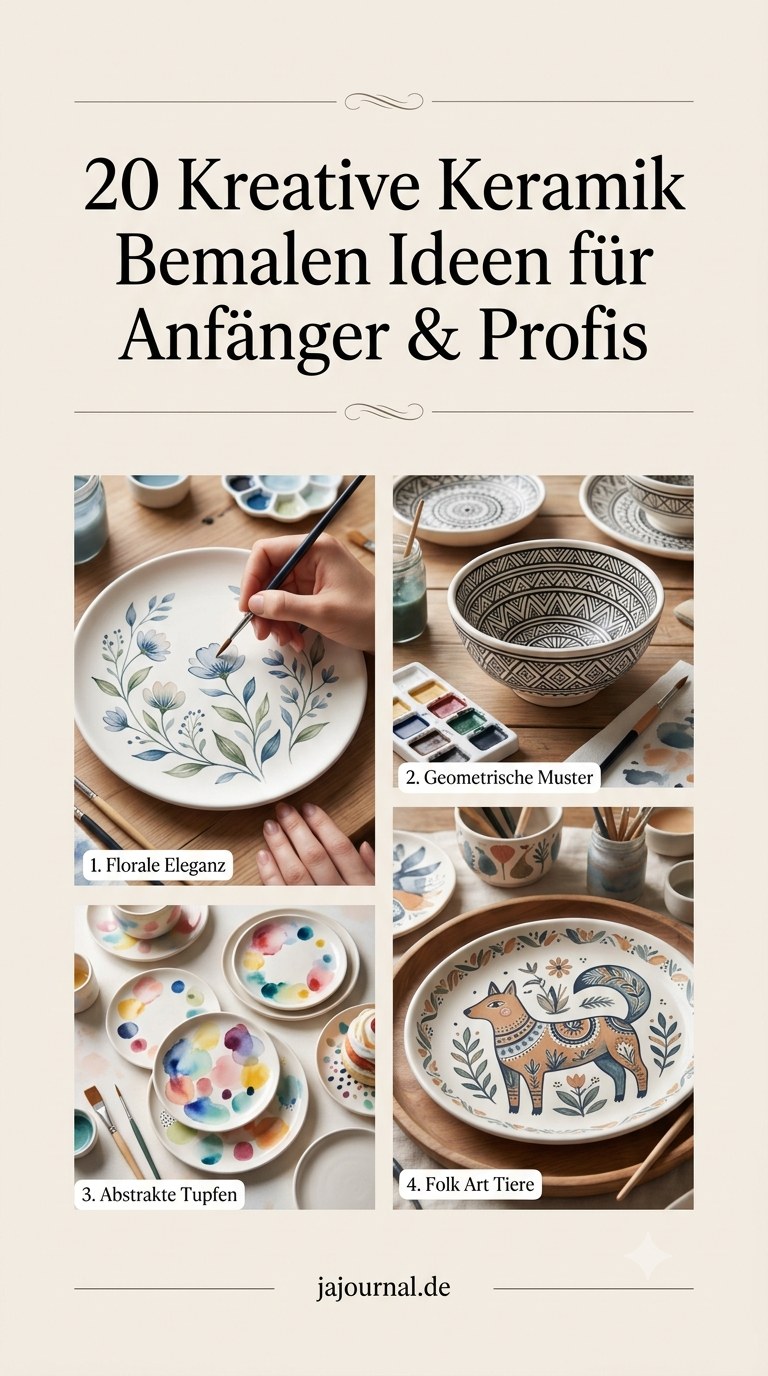20 Kreative Keramik Bemalen Ideen für Anfänger & Profis