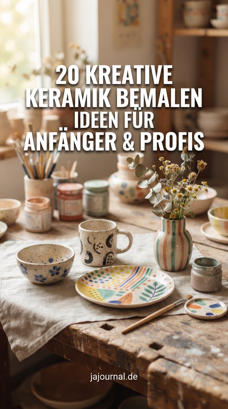 20 Kreative Keramik Bemalen Ideen für Anfänger & Profis