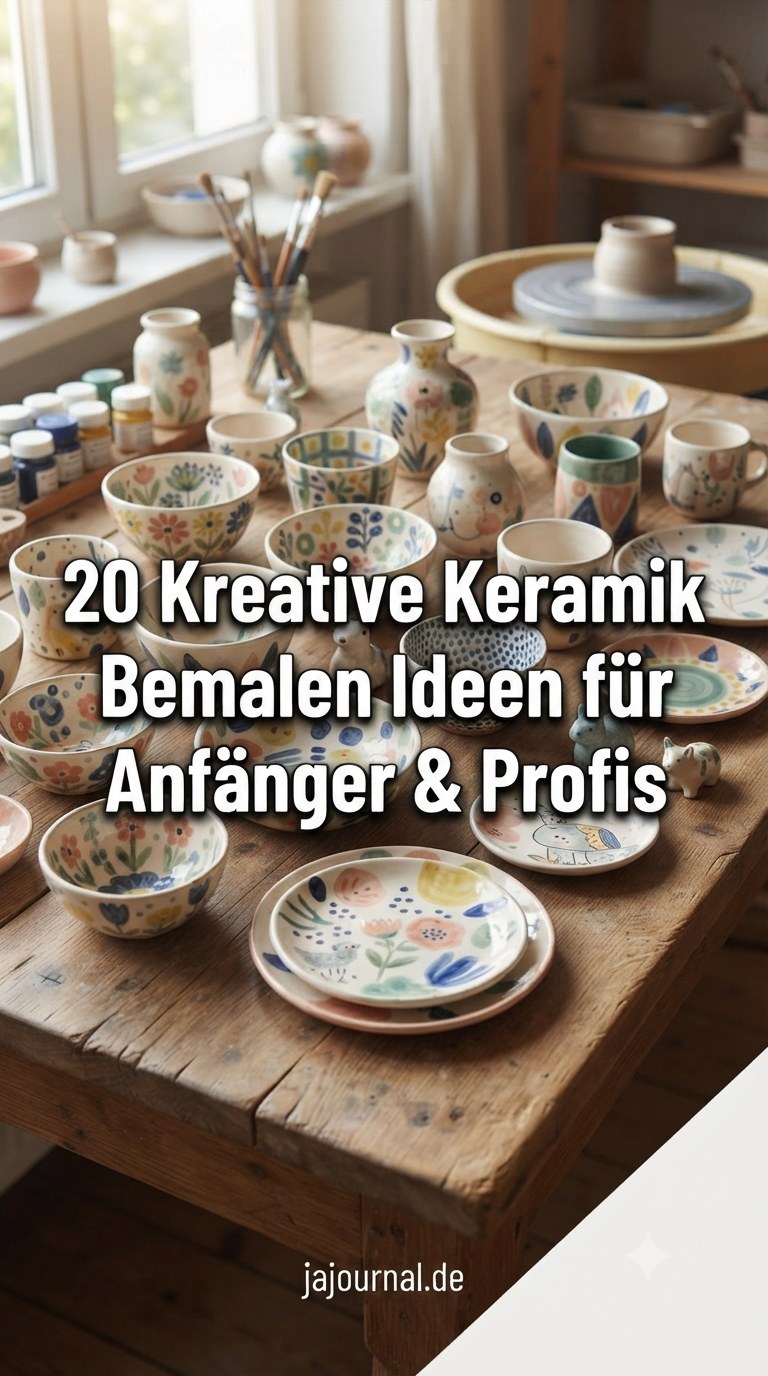 20 Kreative Keramik Bemalen Ideen für Anfänger & Profis