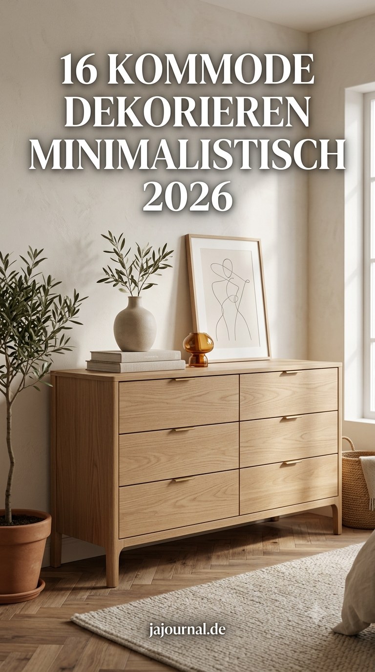 16 Kommode Dekorieren Minimalistisch 2026
