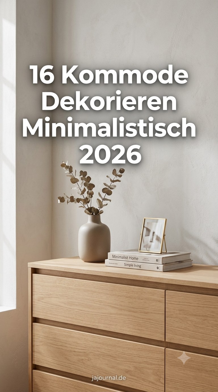16 Kommode Dekorieren Minimalistisch 2026