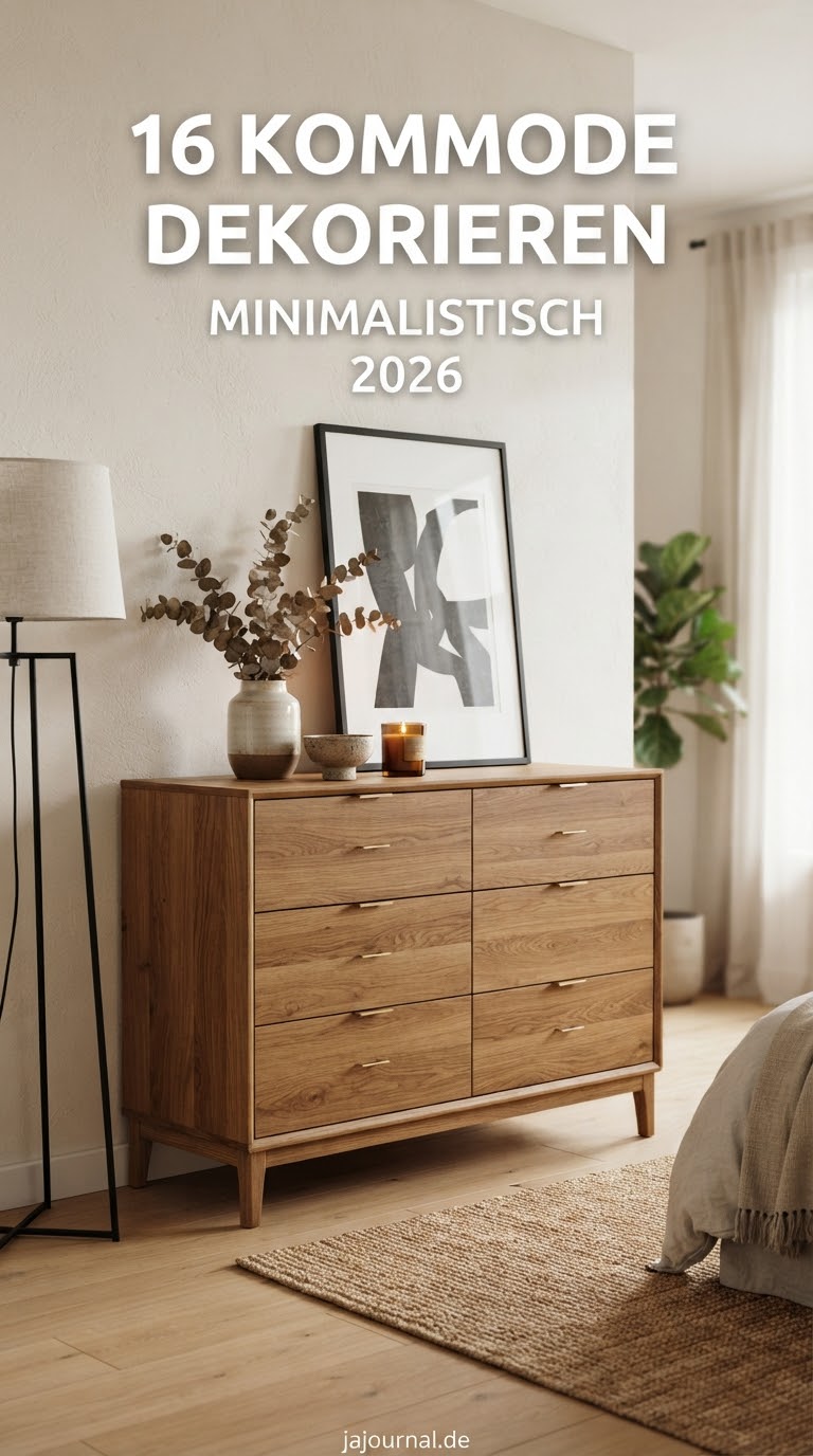 16 Kommode Dekorieren Minimalistisch 2026
