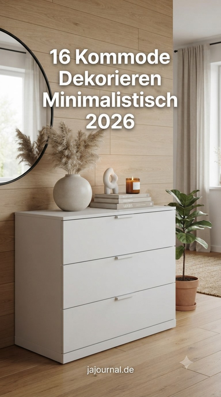 16 Kommode Dekorieren Minimalistisch 2026