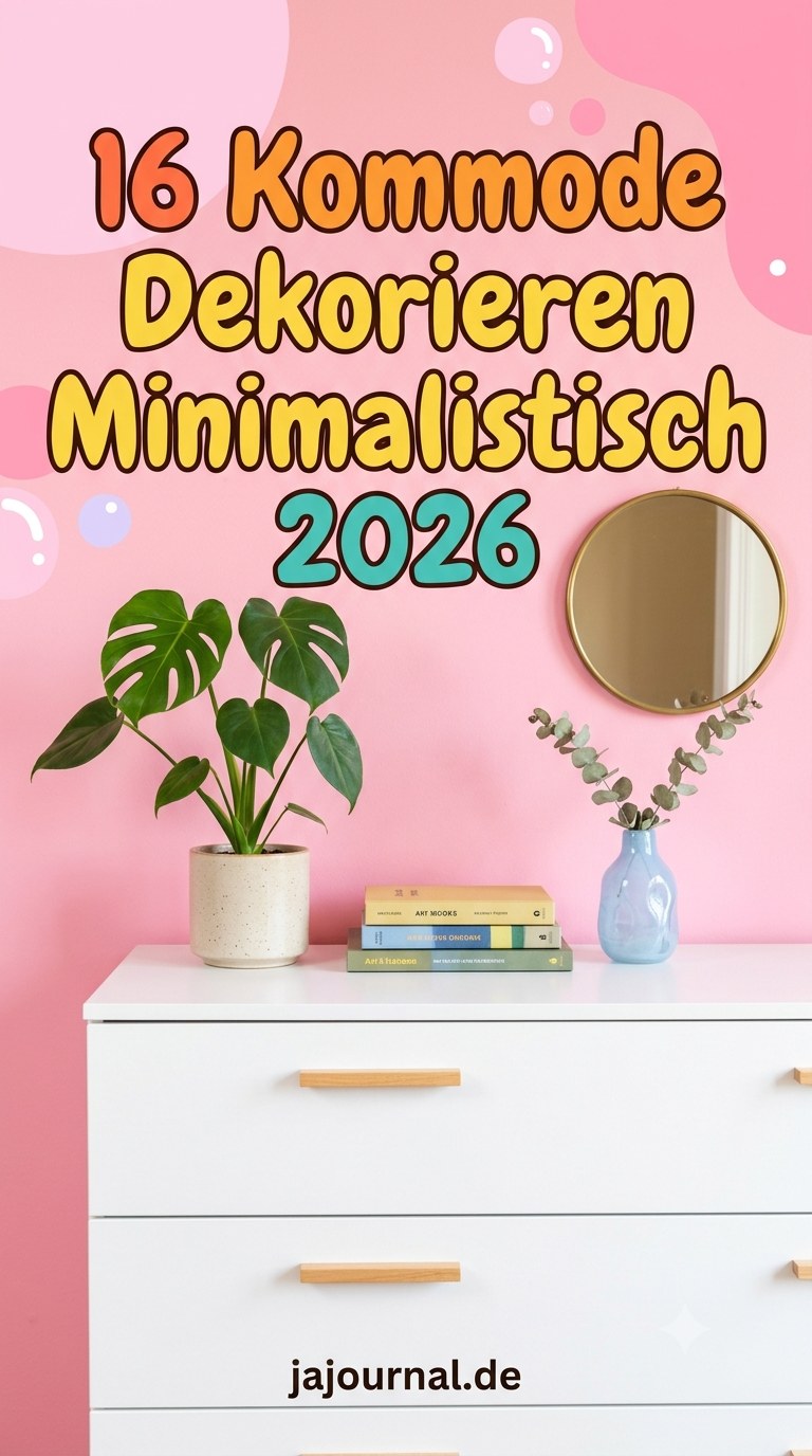 16 Kommode Dekorieren Minimalistisch 2026