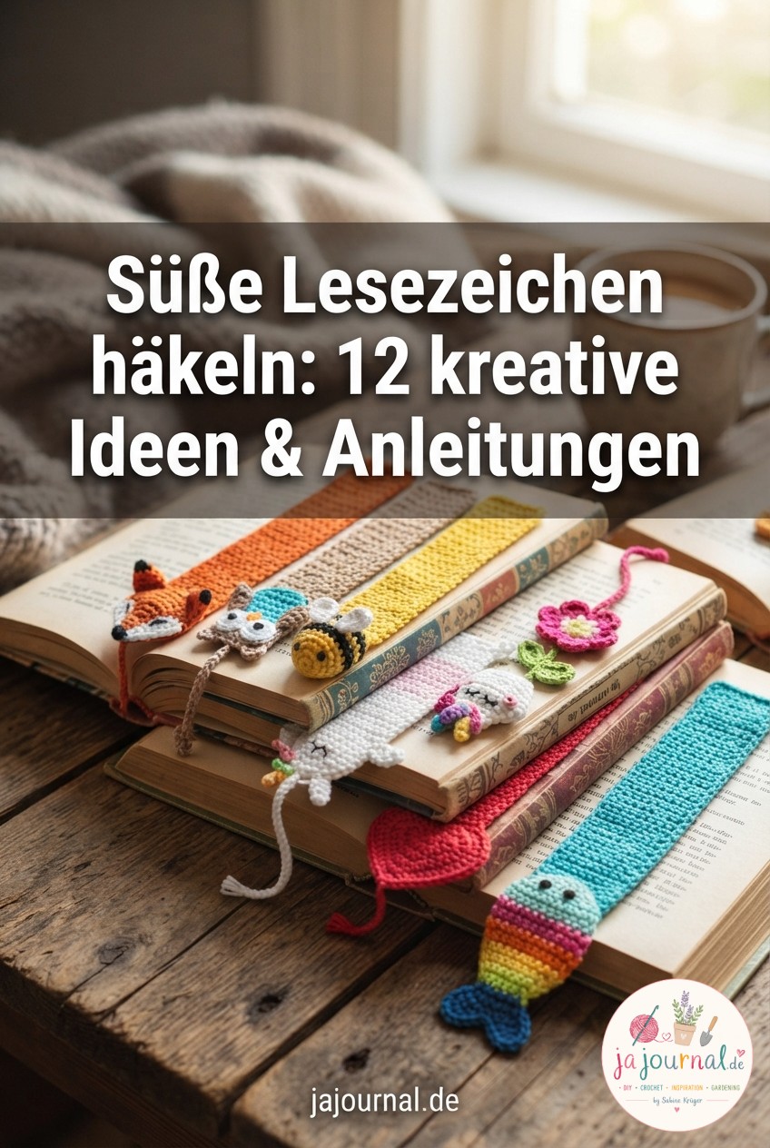 Süße Lesezeichen häkeln: 12 kreative Ideen & Anleitungen
