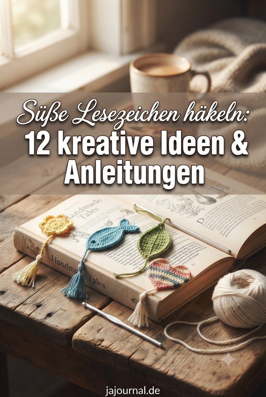 Süße Lesezeichen häkeln: 12 kreative Ideen & Anleitungen