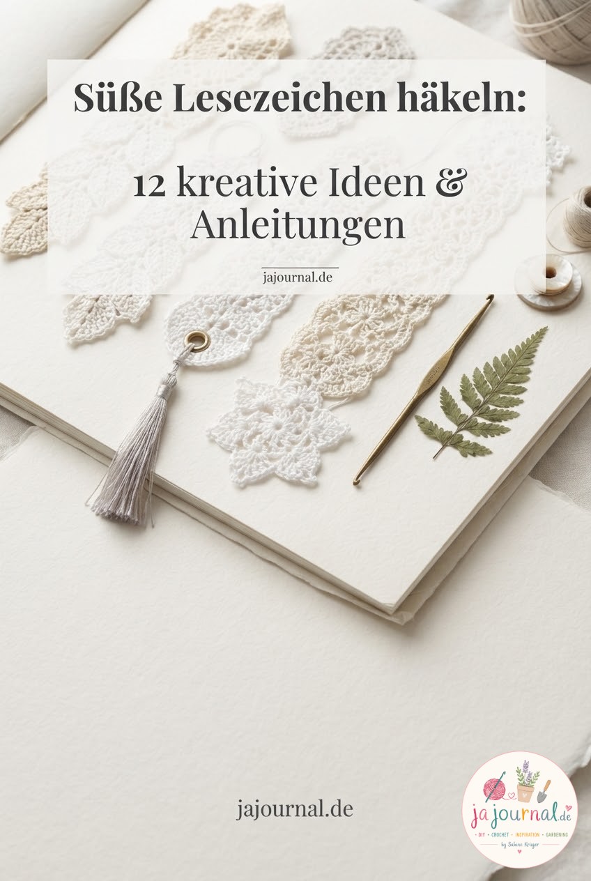 Süße Lesezeichen häkeln: 12 kreative Ideen & Anleitungen