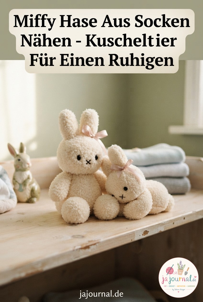 Miffy Hase Aus Socken Nähen - Kuscheltier Für Einen Ruhigen