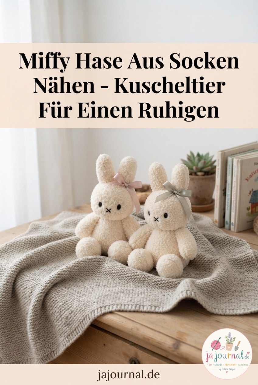 Miffy Hase Aus Socken Nähen - Kuscheltier Für Einen Ruhigen