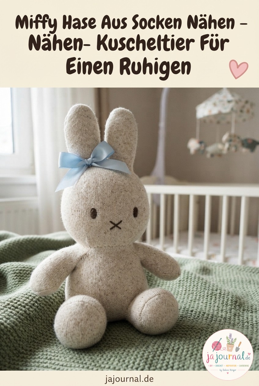 Miffy Hase Aus Socken Nähen - Kuscheltier Für Einen Ruhigen