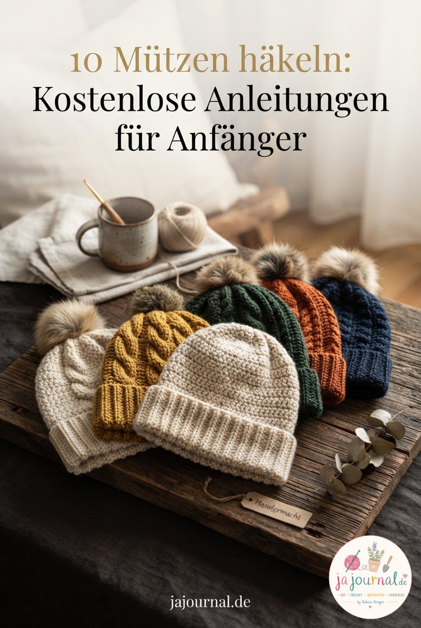 10 Mützen häkeln: Kostenlose Anleitungen für Anfänger
