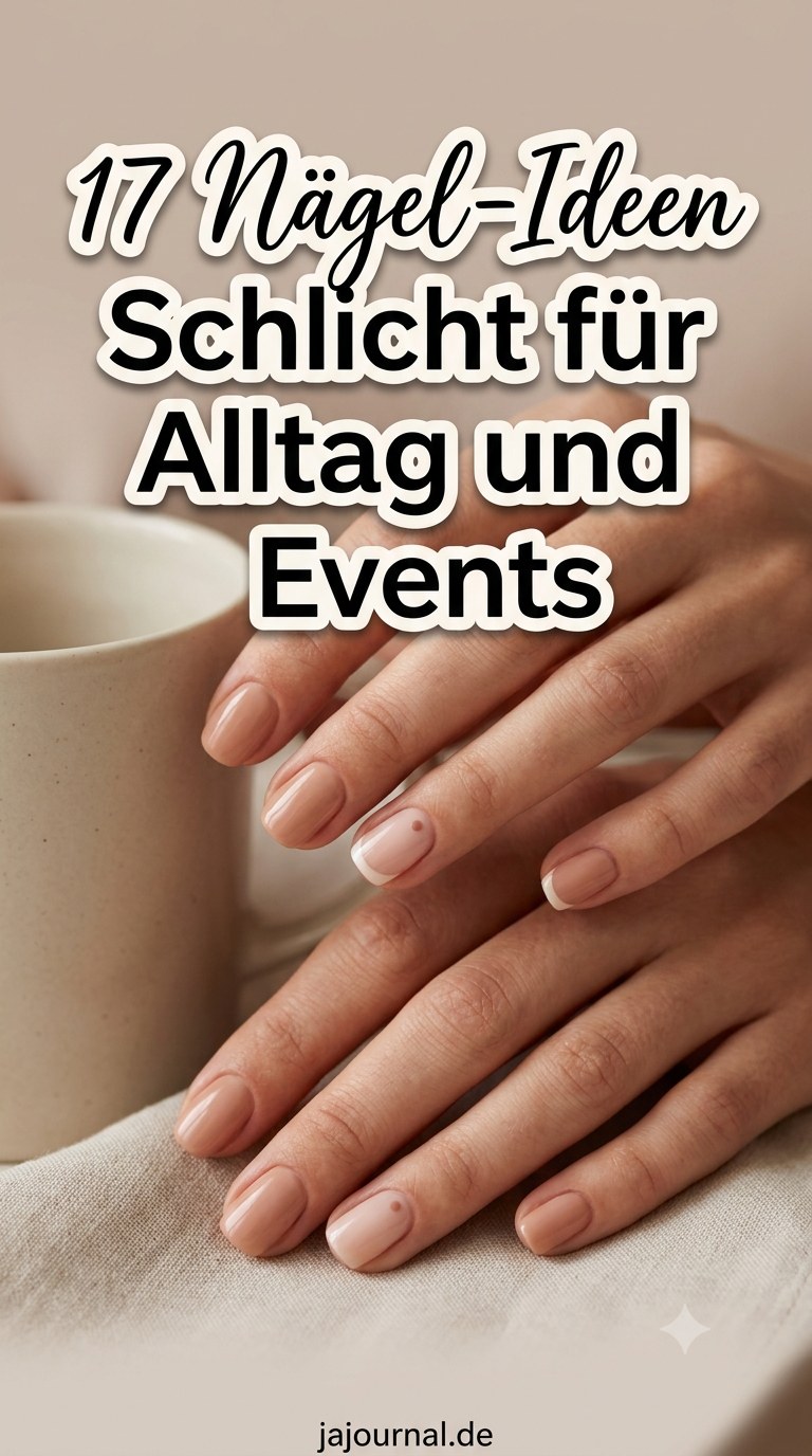 17 Nägel-Ideen Schlicht für Alltag und Events