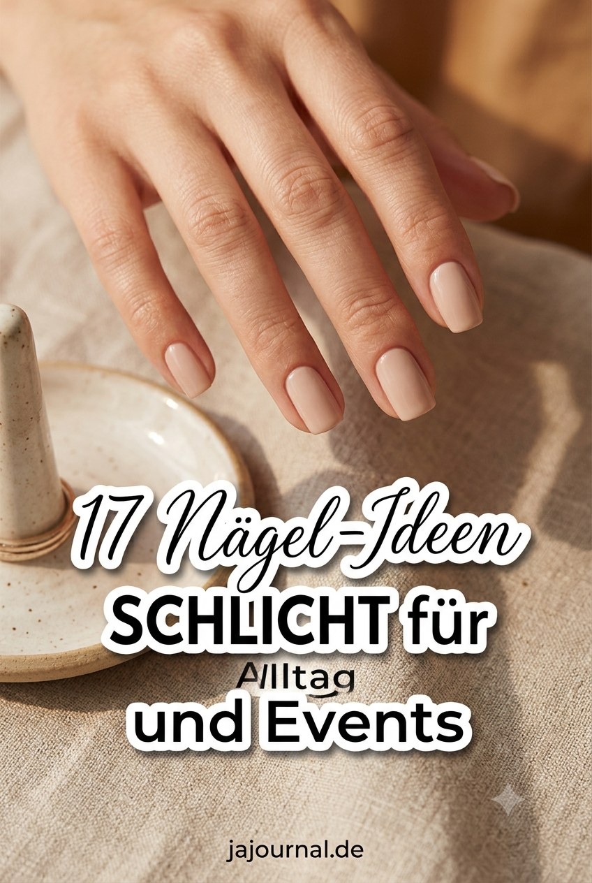 17 Nägel-Ideen Schlicht für Alltag und Events