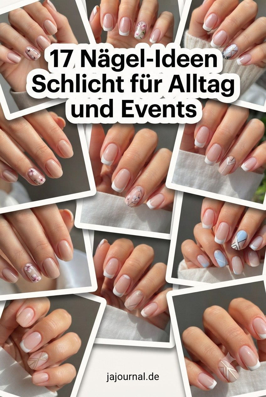 17 Nägel-Ideen Schlicht für Alltag und Events